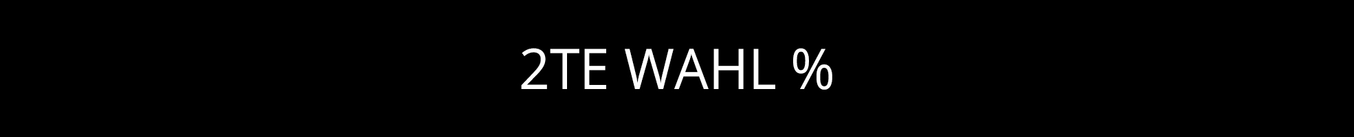 2te Wahl %