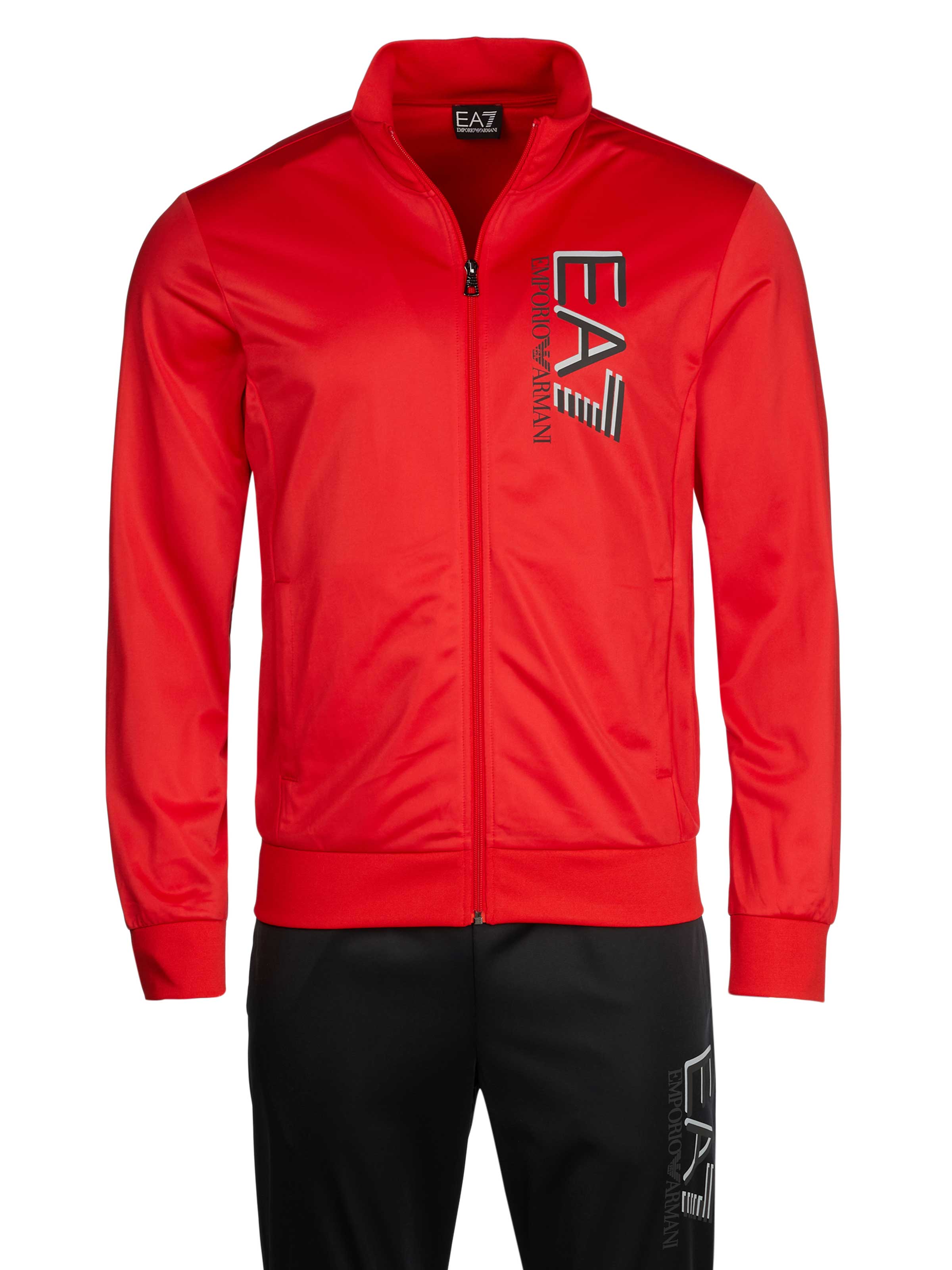red armani tracksuit