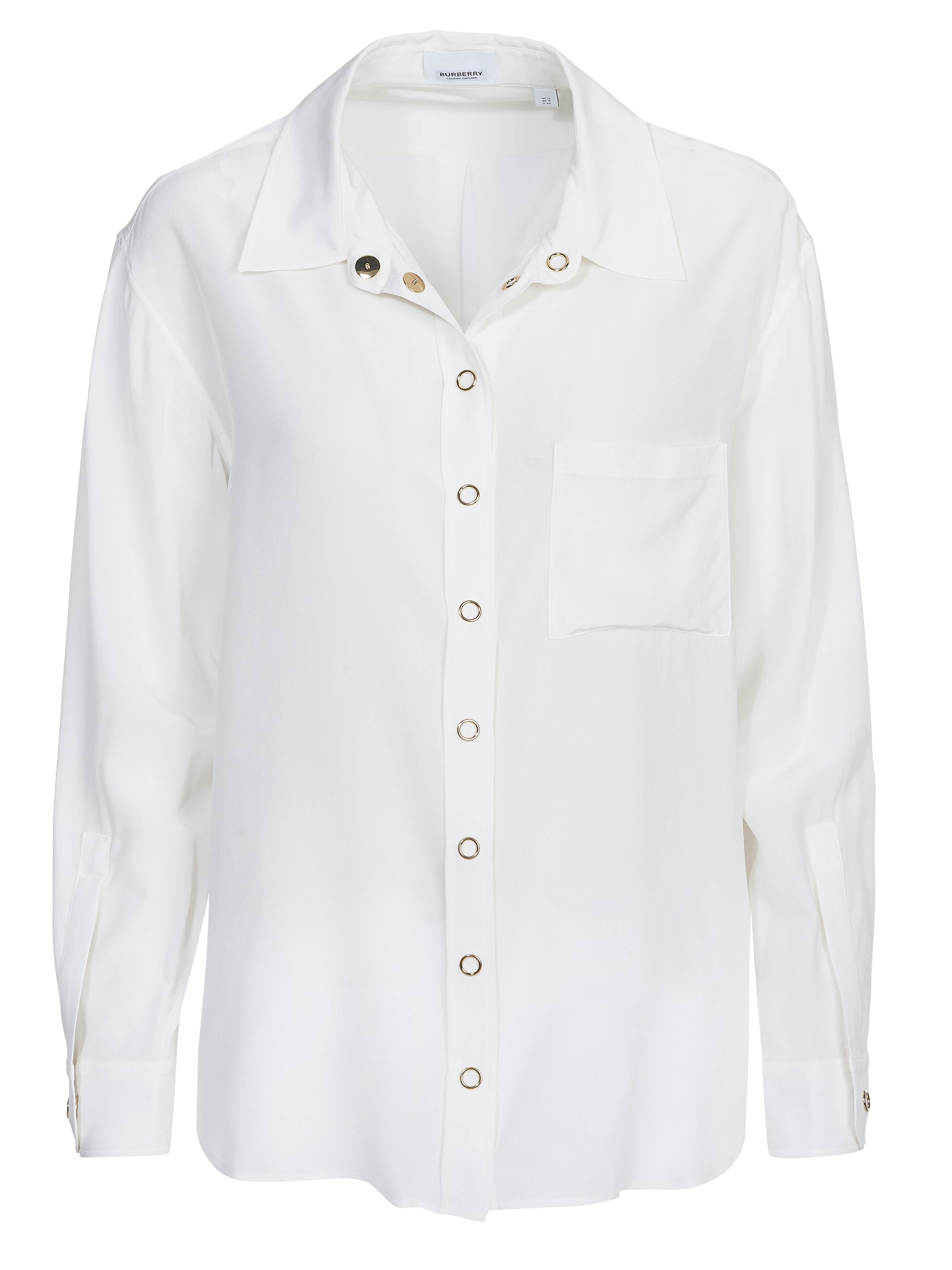 burberry blouse white