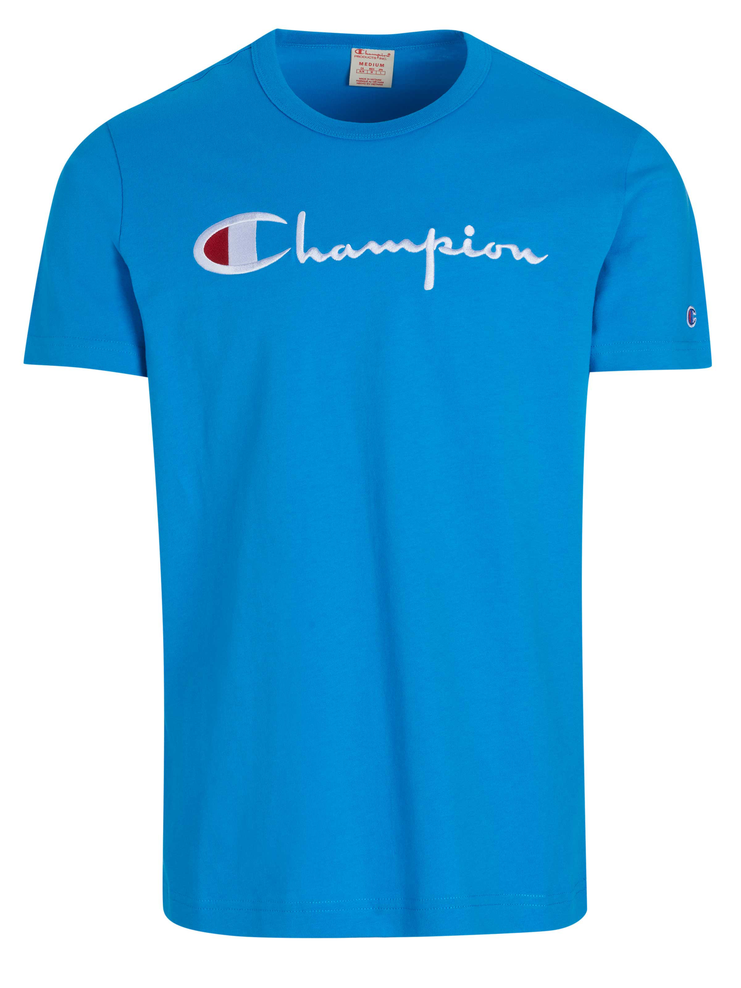 Champion T-shirt Blue on SALE | Fashionesta