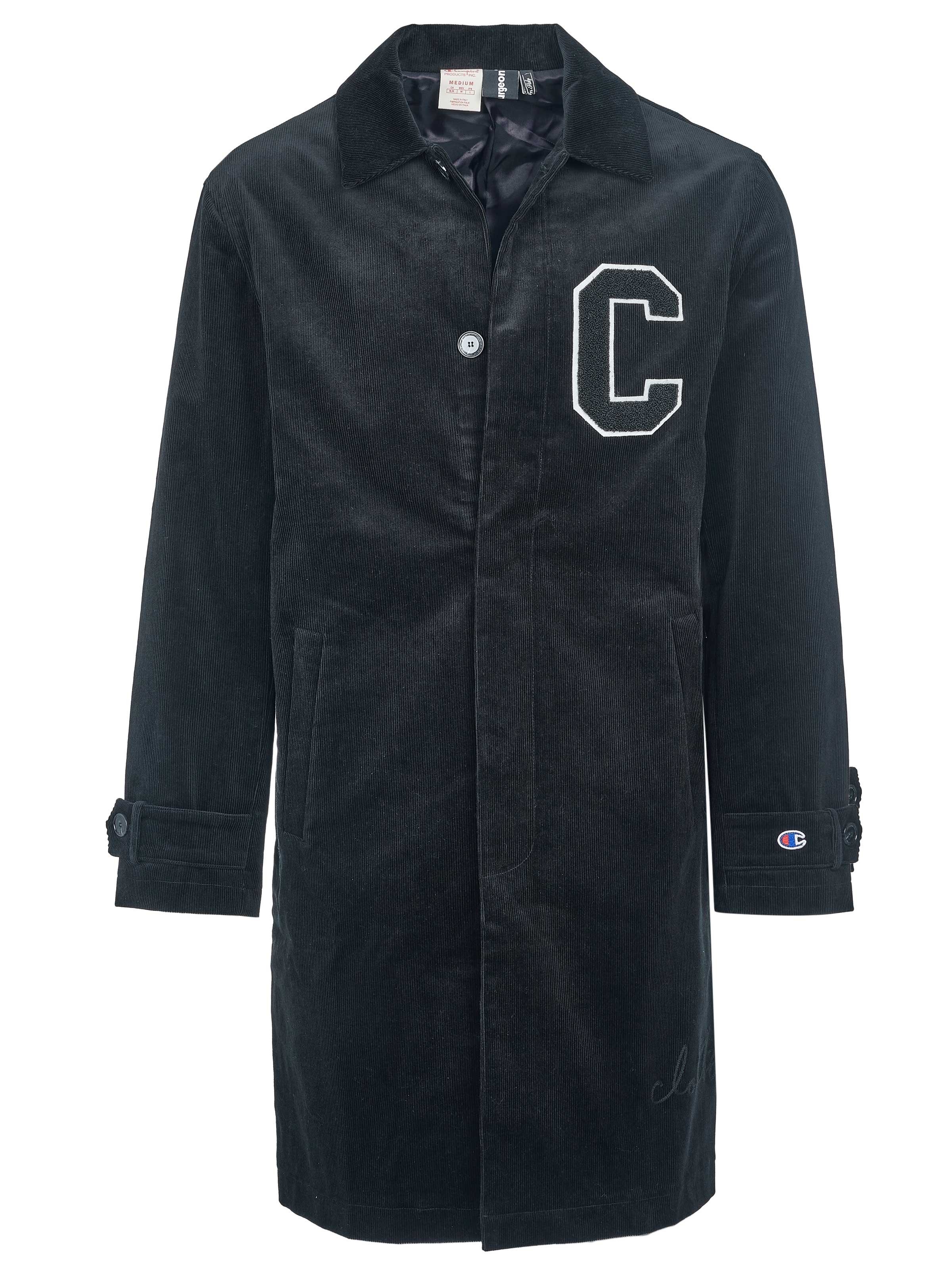 Champion x Clothsurgeon coat Black on SALE Fashionesta