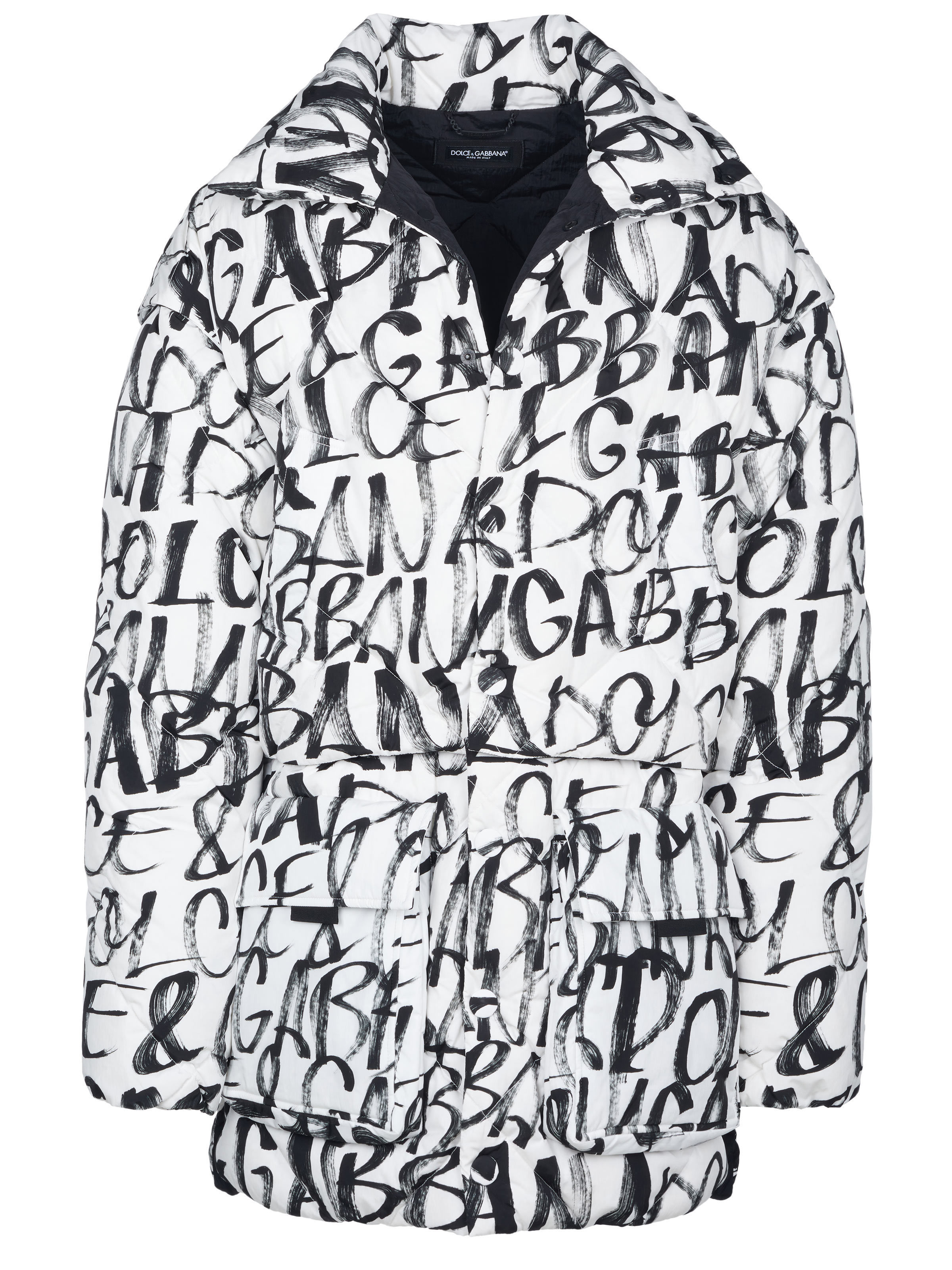 Dolce & Gabbana Jacket White-black on SALE | Fashionesta