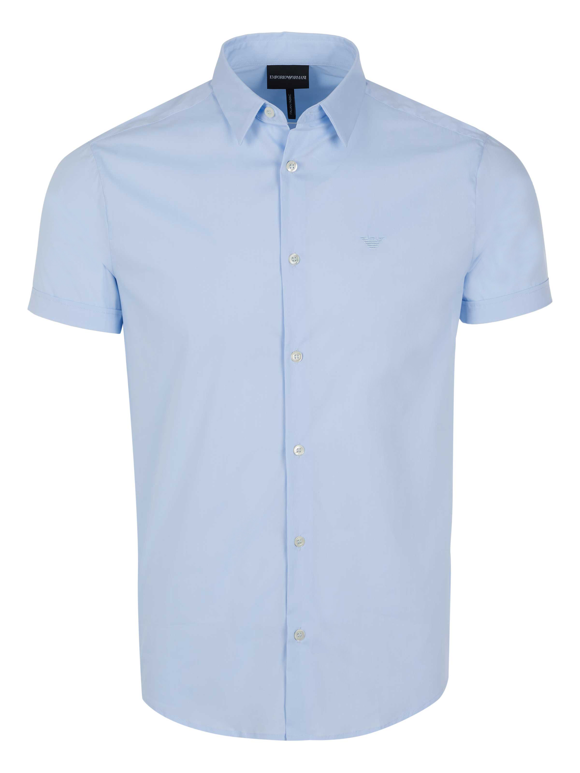 Emporio Armani Shirt Blue Men Size M