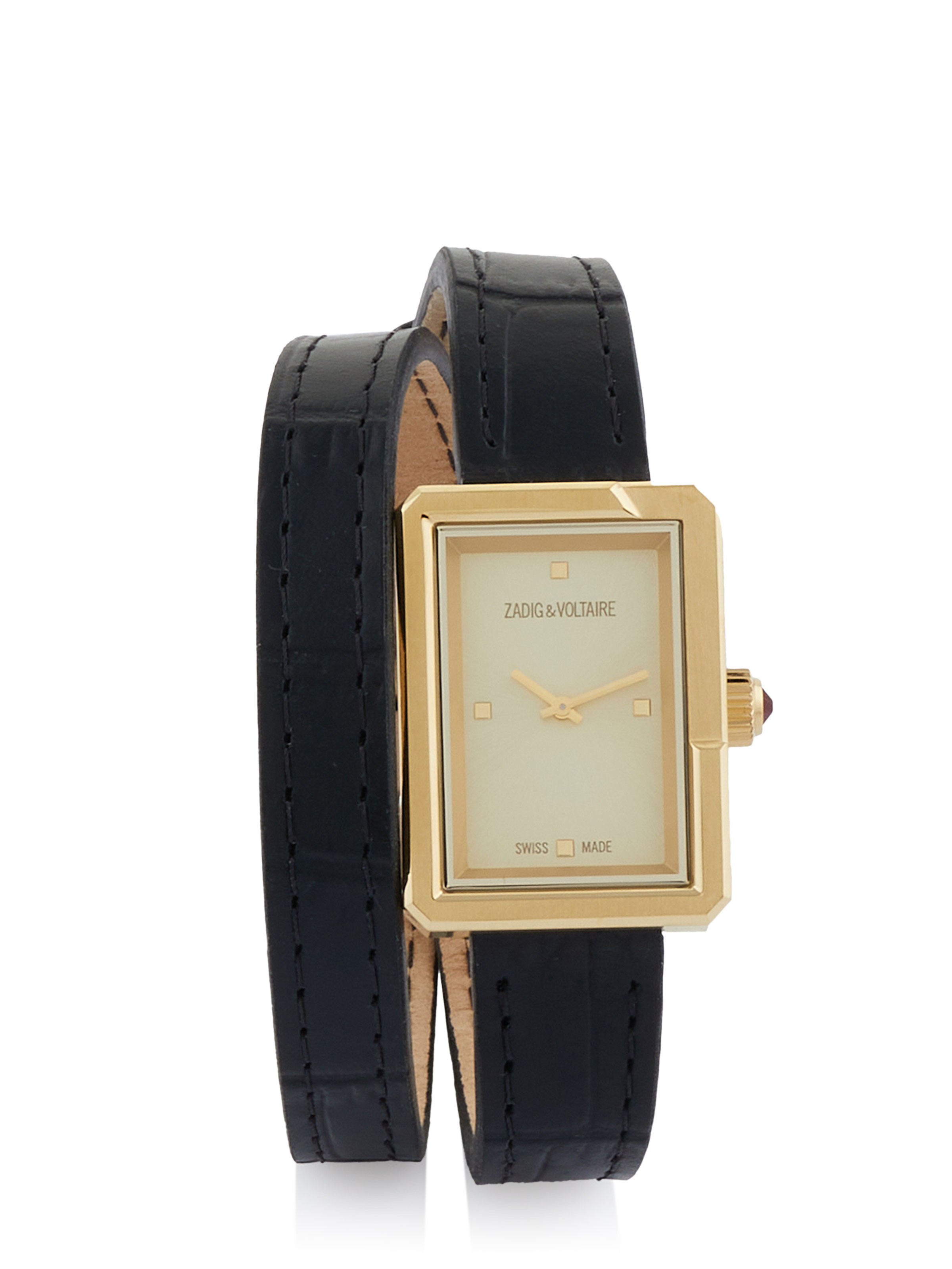 Zadig & Voltaire Watch with Black and Red Plaid Strap Armani exchange - www.nhima.co.zm main image 3
