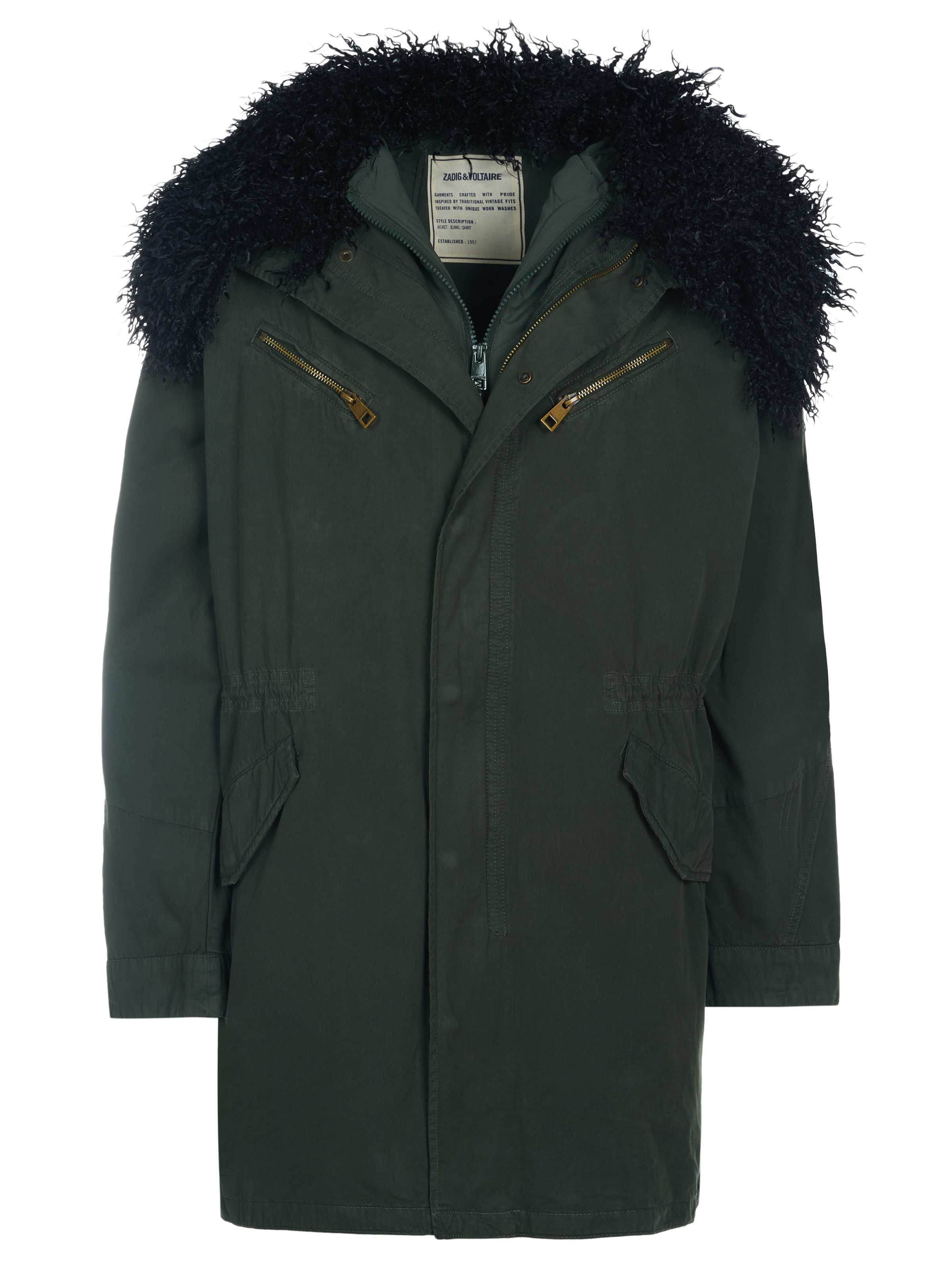 Veste Parka Kaki Zadig & Voltaire Kayak Field - Vêtements