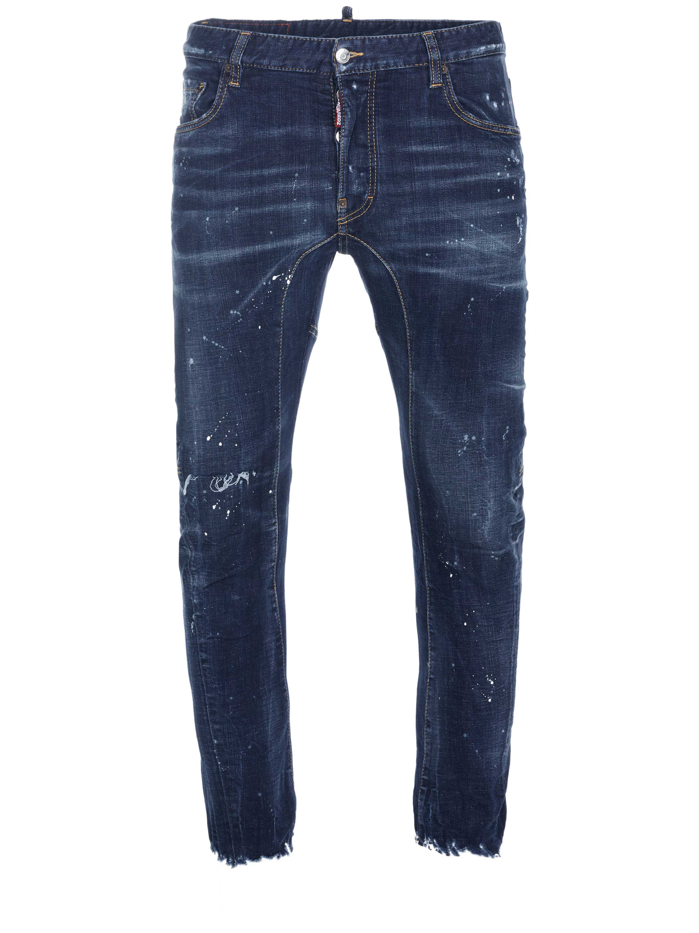 Dsquared2 Tidy Biker jeans Blue on SALE | Fashionesta