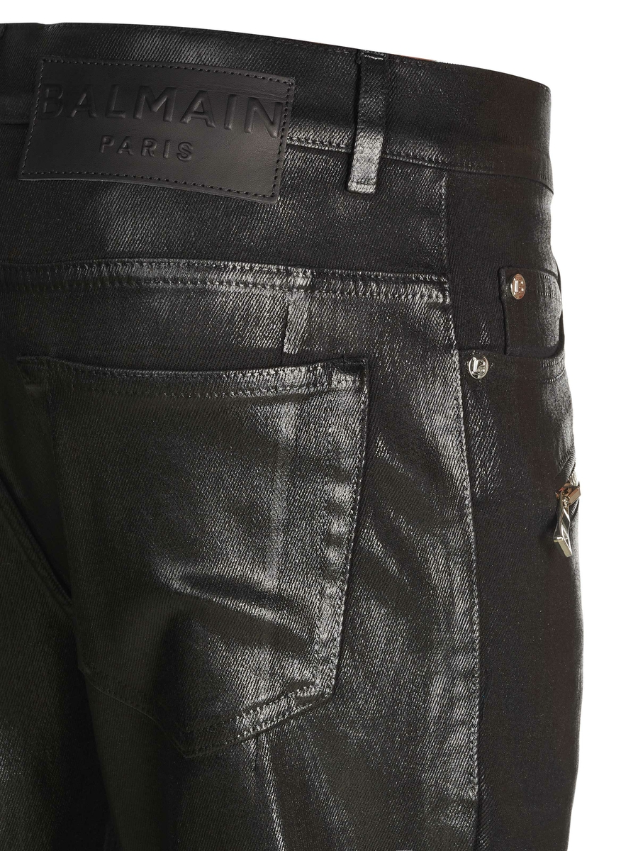 Trousers Balmain Grey size M International in Denim - Jeans - 40514883