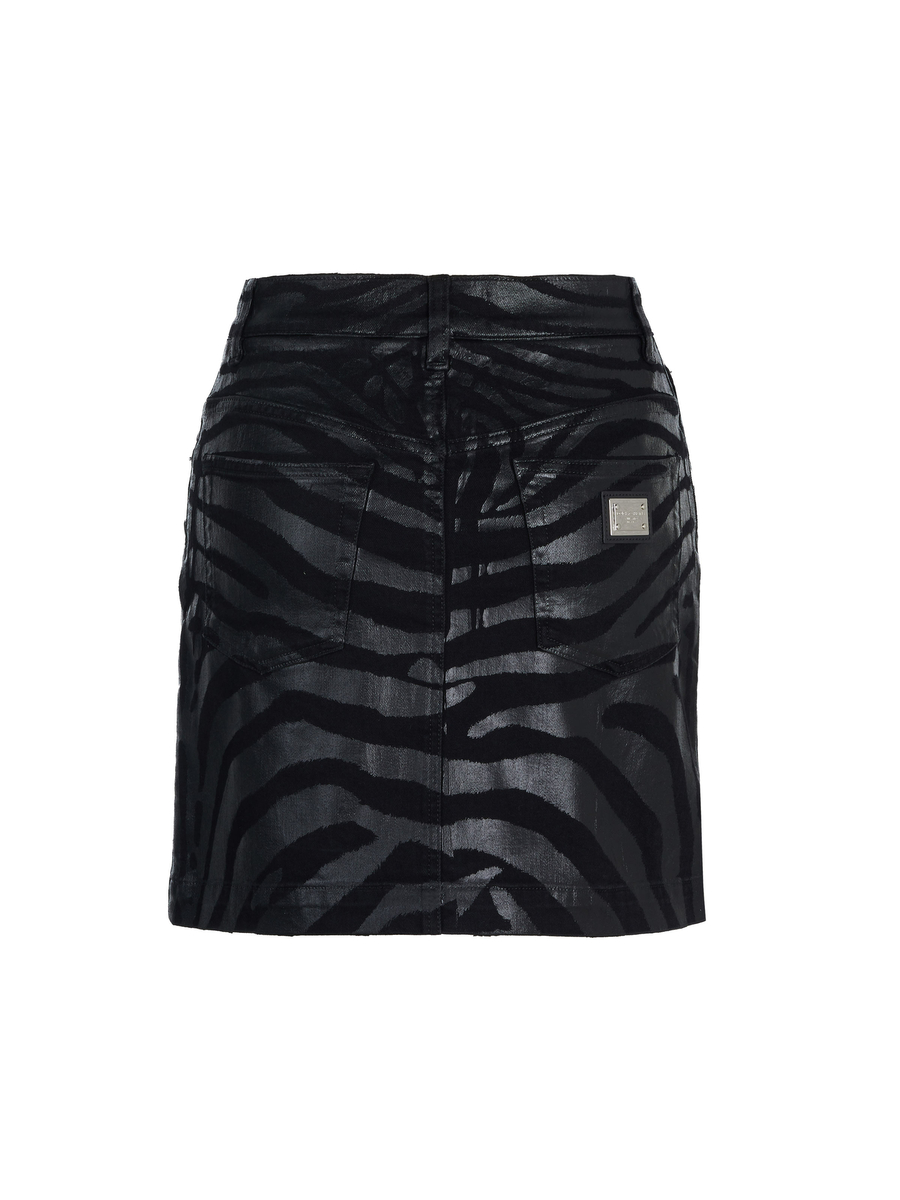 DOLCE&GABBANA★デザインスカート★BLACK】定価￥76000タグ付 Dolce & Gabbana Skirt Black on SALE | Fashionesta