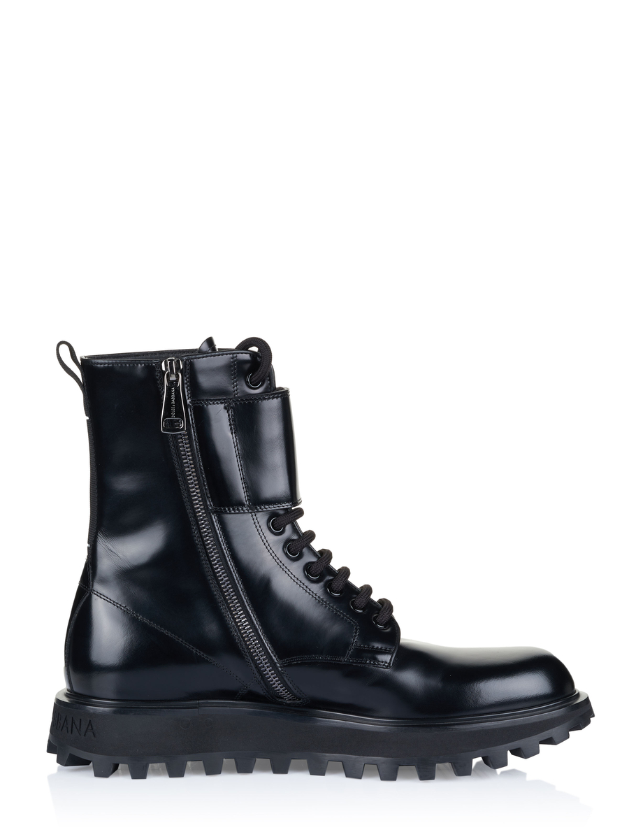 ［値下げ相談歓迎］Dolce & Gabbana ブラックブーツ Calfskin ankle boots in Black for Women | Dolce&Gabbana® US