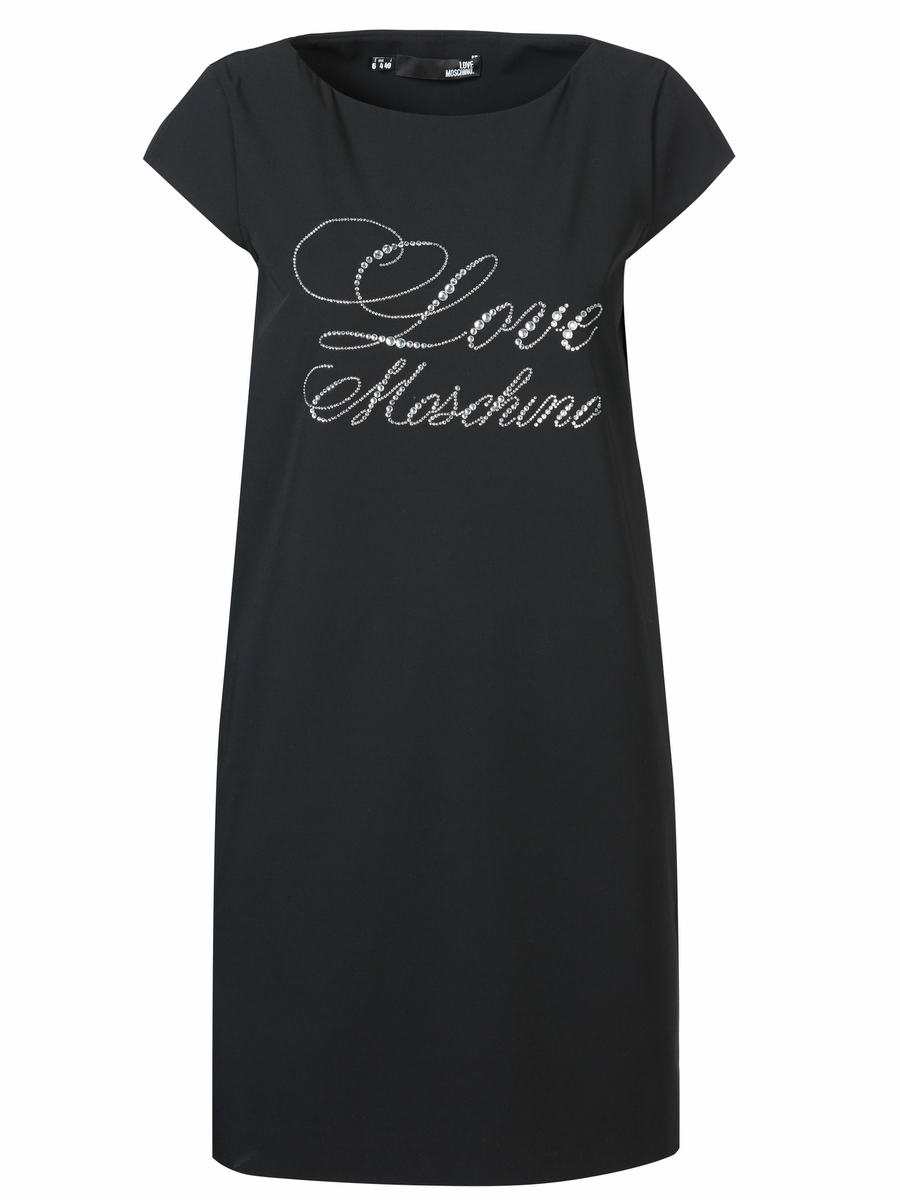 Love Moschino Dress Black on SALE 