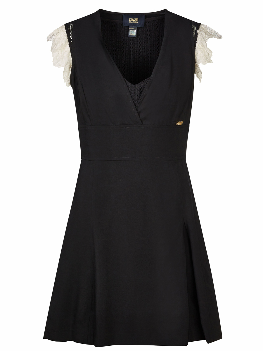 Cavalli Class Robe Noir Outlet Fashionesta