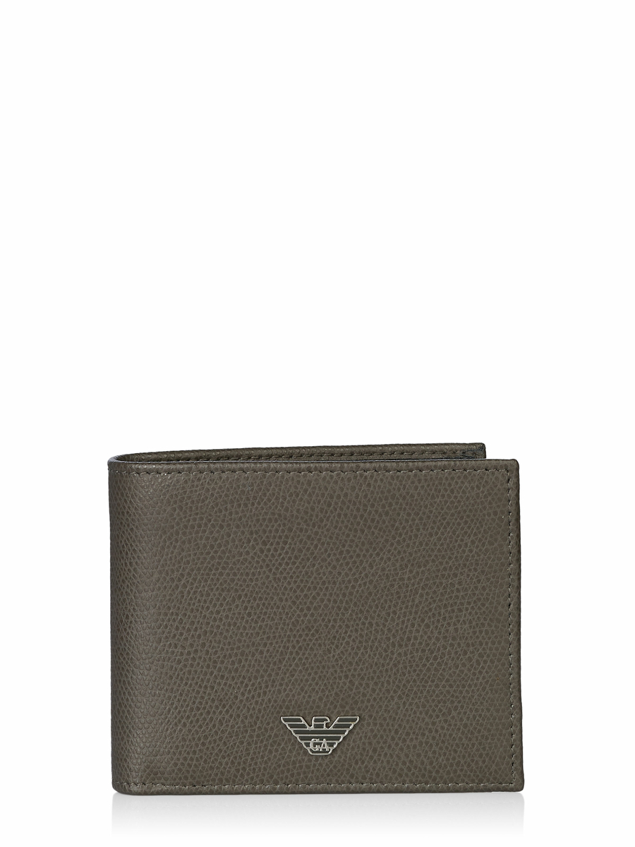 armani wallet brown