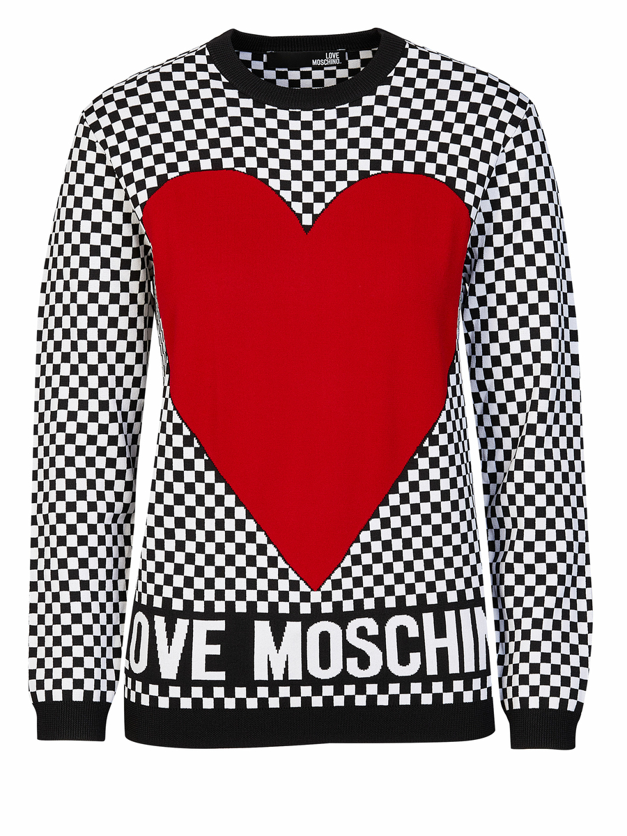 pullover love moschino