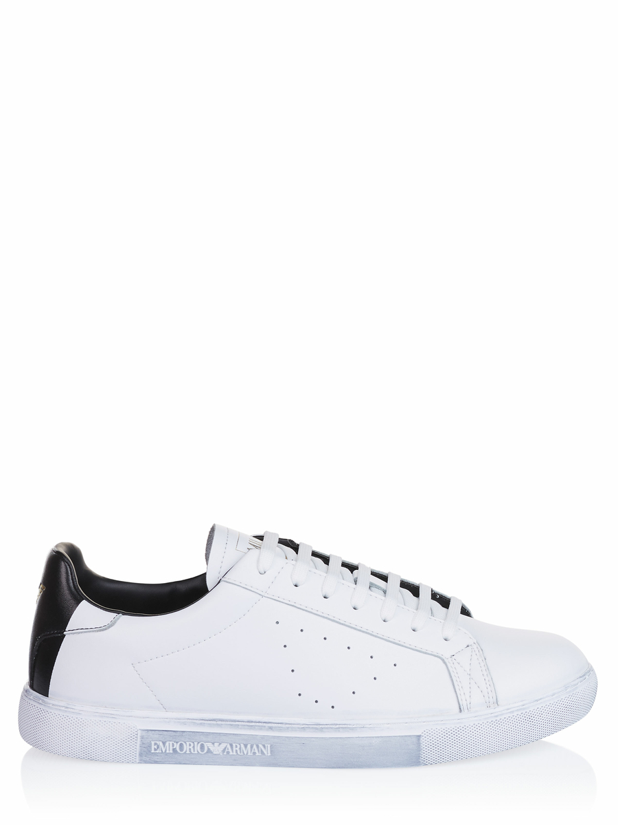 Emporio Armani Shoe White on SALE | Fashionesta