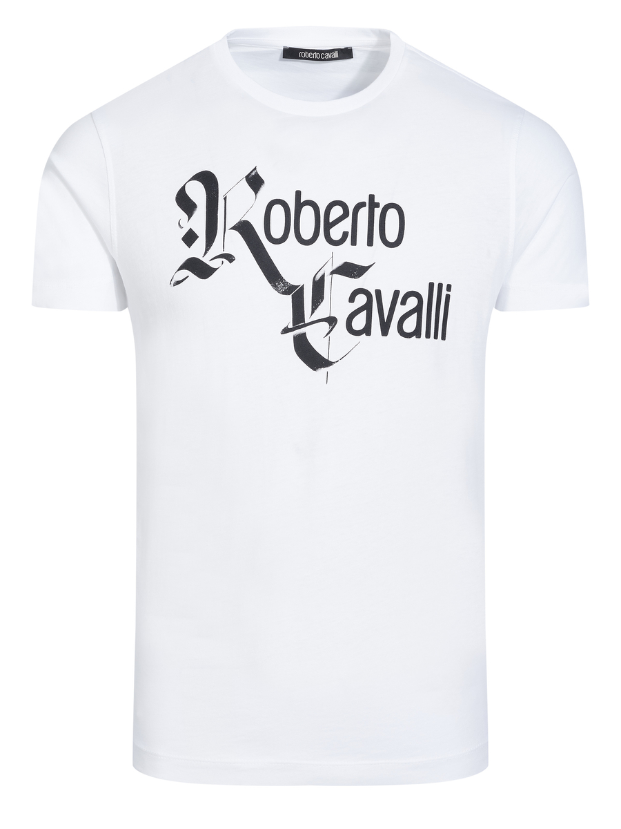 Roberto Cavalli T-shirt White on SALE 