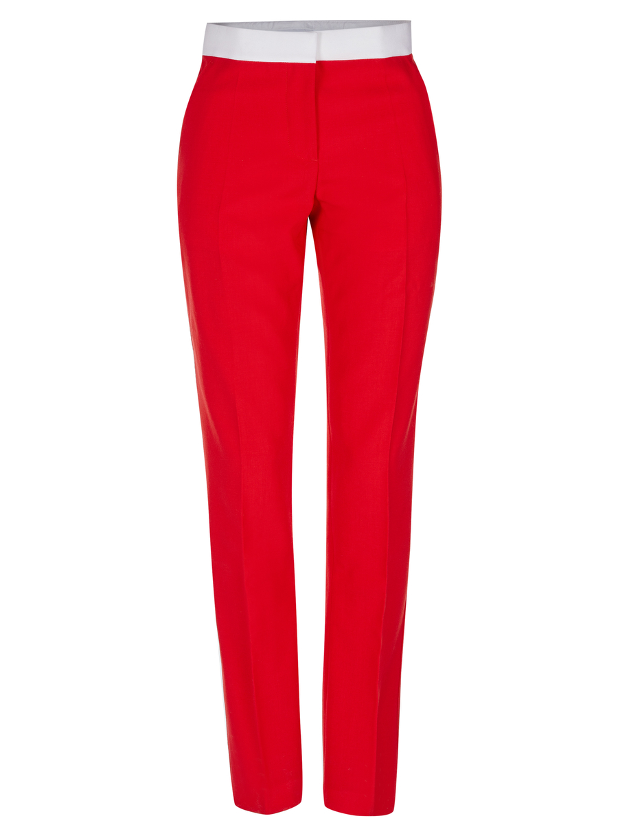 Burberry Pants Red on SALE