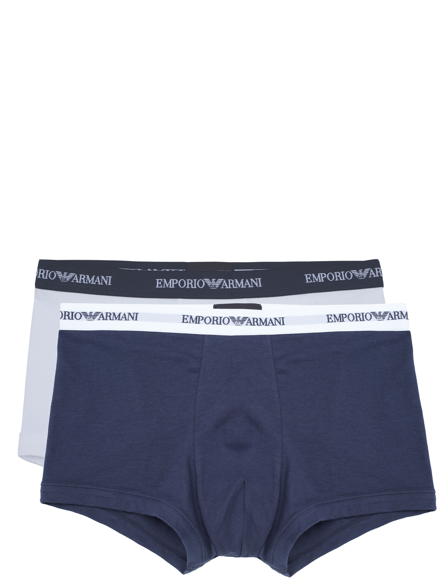 Emporio Armani boxershorts 2 pack navy / white White-blue on SALE |  Fashionesta