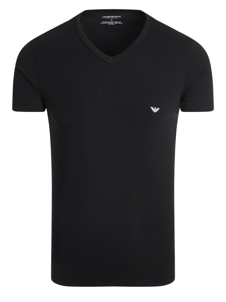 Emporio Armani t-shirt 2 pack black / grey Black-grey on SALE | Fashionesta