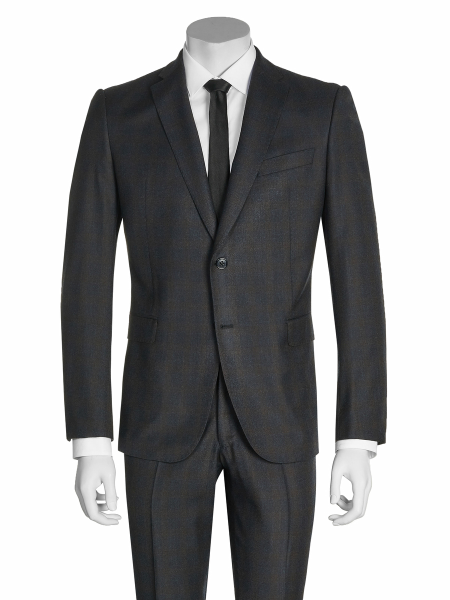 dark blue armani suit