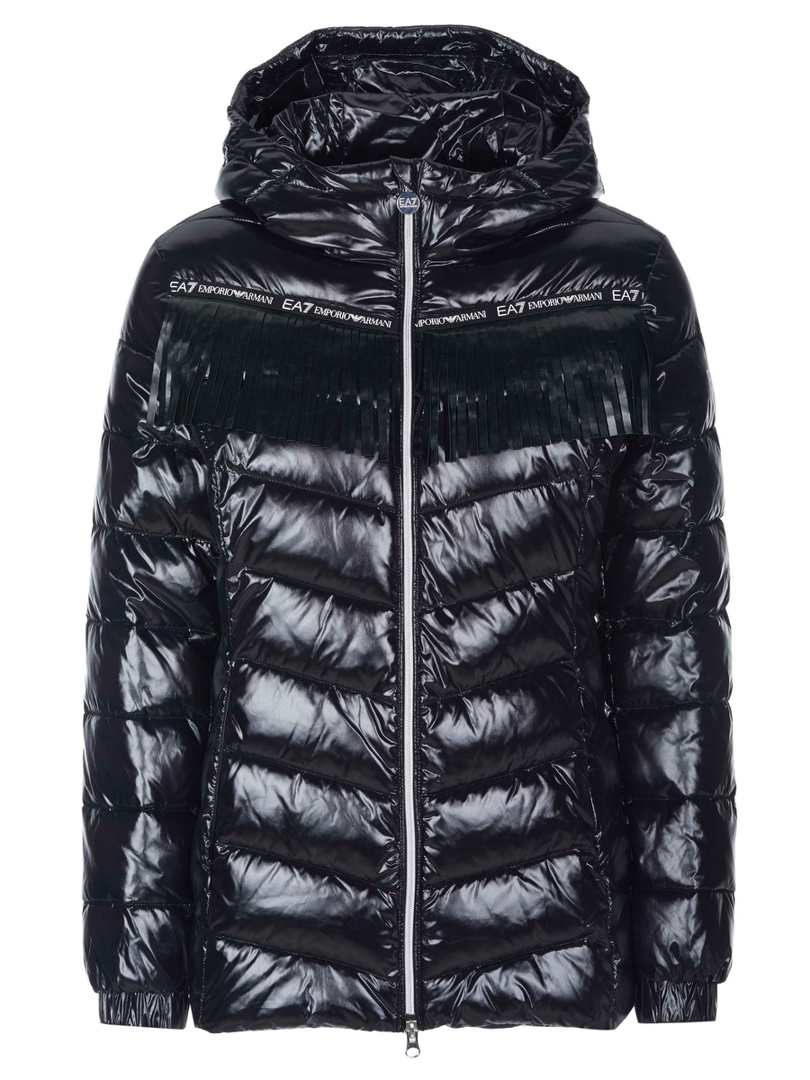 EA7 Emporio Armani Jacket Black Women Size S