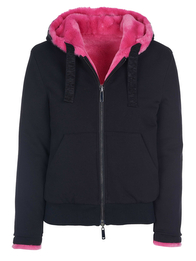 Emporio Armani Wendejacke schwarz/ pink