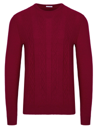 Malo Optimum cashmere pullover red