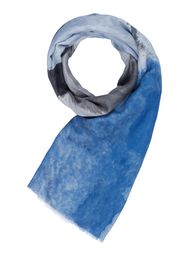 Emporio Armani Scarf white-blue