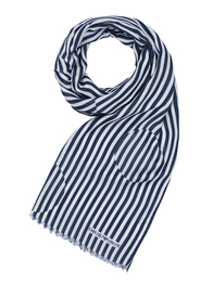 Emporio Armani Scarf white-blue