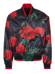 Dolce & Gabbana Papaveri blouson aviateur