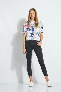 J Brand GINGER Skinny Cropped Jeans anthracite