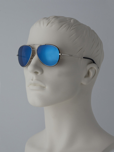 Police Lunette de soleil Argenté