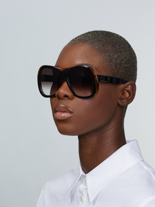 Victoria Beckham Sonnenbrille havana