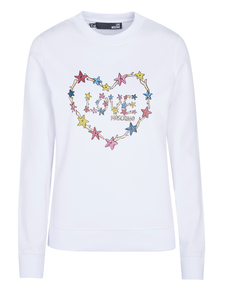 Love Moschino Pullover white