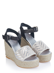 Pollini Sandale silber