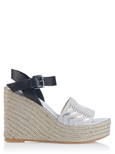 Pollini Sandale silber