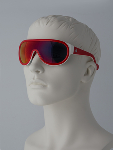 Moncler Sonnenbrille weiß-rot