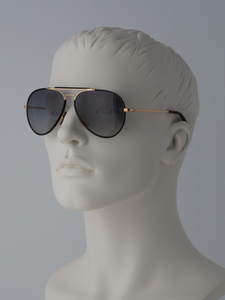 David Beckham Lunette de soleil noir-or