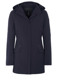 Belstaff x McLaren coat dark blue