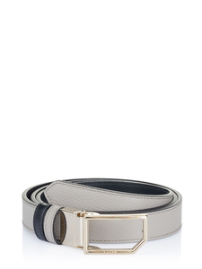 Bally Ceinture Réversible beige-noir