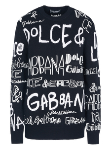 Dolce & Gabbana Pull-over Noir et blanc