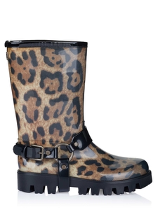 Dolce & Gabbana Stiefel leopard
