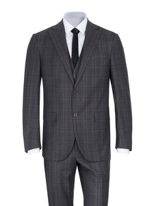 Corneliani Anzug grau-blau