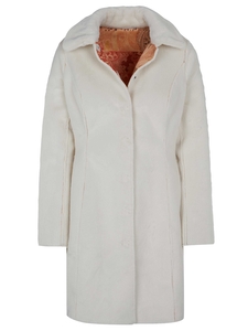 GUESS reversible coat REVIVAL PATCHWORK orange/ creme