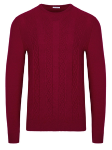 Malo Optimum Kaschmir Pullover rot