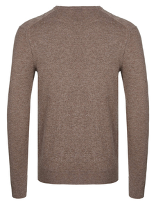 Malo Optimum Kaschmir Pullover braun