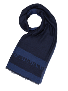 Emporio Armani Foulard Bleu marine