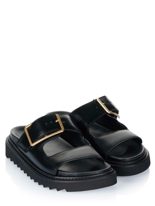 Zadig & Voltaire ALPHA CECILIA LEATHER WITH VEG Sandal black
