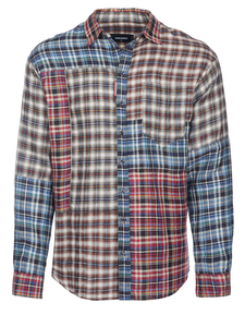 Dsquared2 shirt Mix Check Drop multicolored