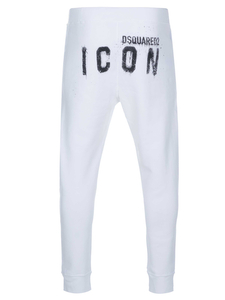 Dsquared2 Icon Spray Ski Jog pants white