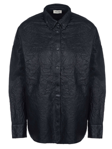 Zadig & Voltaire TAMARA CUIR FROISSE Blouse black